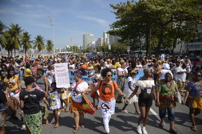 Mulheres negras fazem marcha contra racismo no dia 30, no Rio