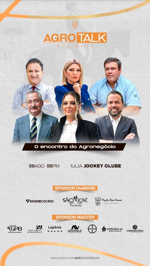 Evento no Jockey Clube promove palestras sobre agronegócio