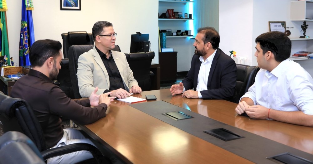 Laerte Gomes se reúne com governador Marcos Rocha e discute projetos para 2024