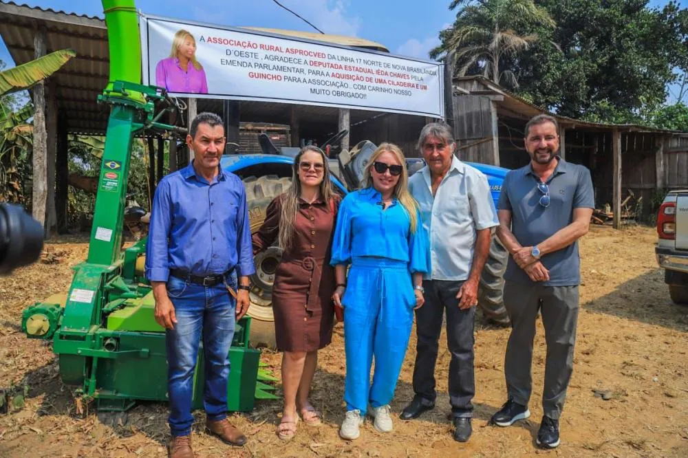 Nova Brasilândia D’Oeste recebe apoio com implementos para fortalecer a agricultura