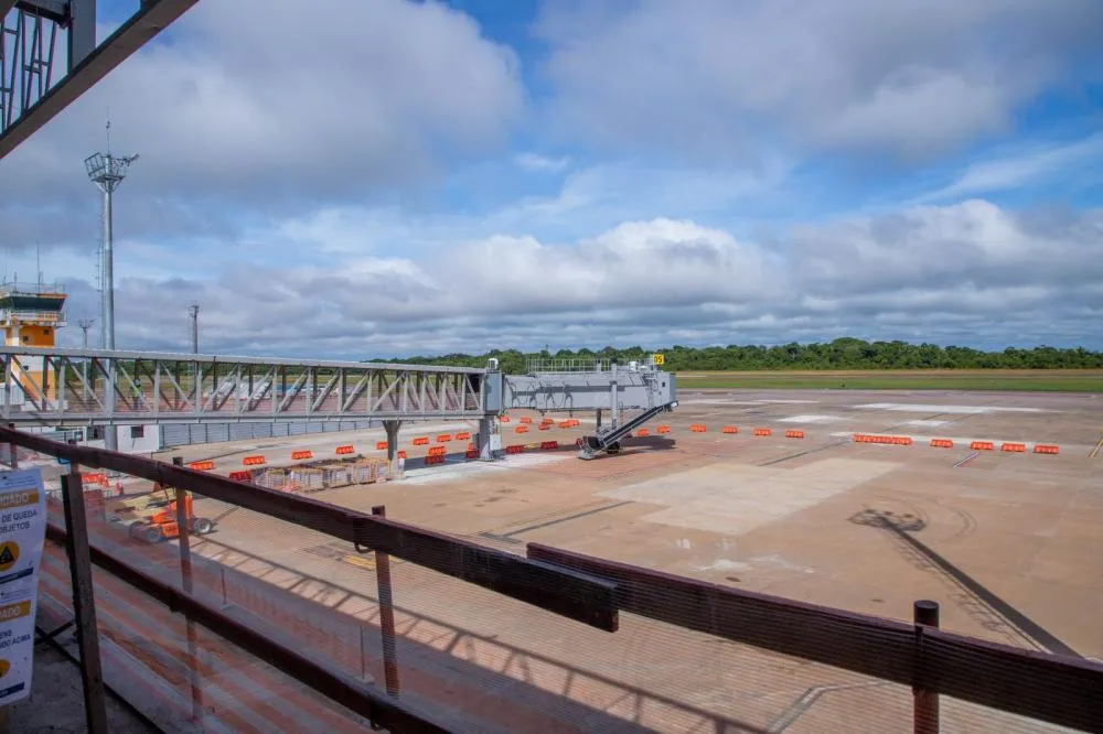 Apesar dos voos minguados, MP e Procon fiscalizam andamento de obras no aeroporto de Porto Velho
