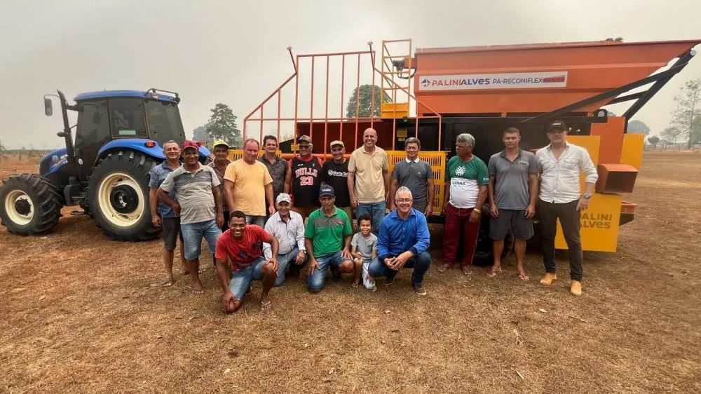 Ismael Crispin entrega implemento agrícola na linha 78 e reforça apoio à agricultura familiar em São Miguel do Guaporé