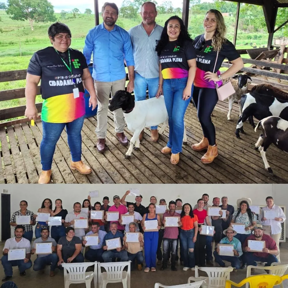 Curso gratuito para criadores de cordeiro em Espigão do Oeste é finalizado