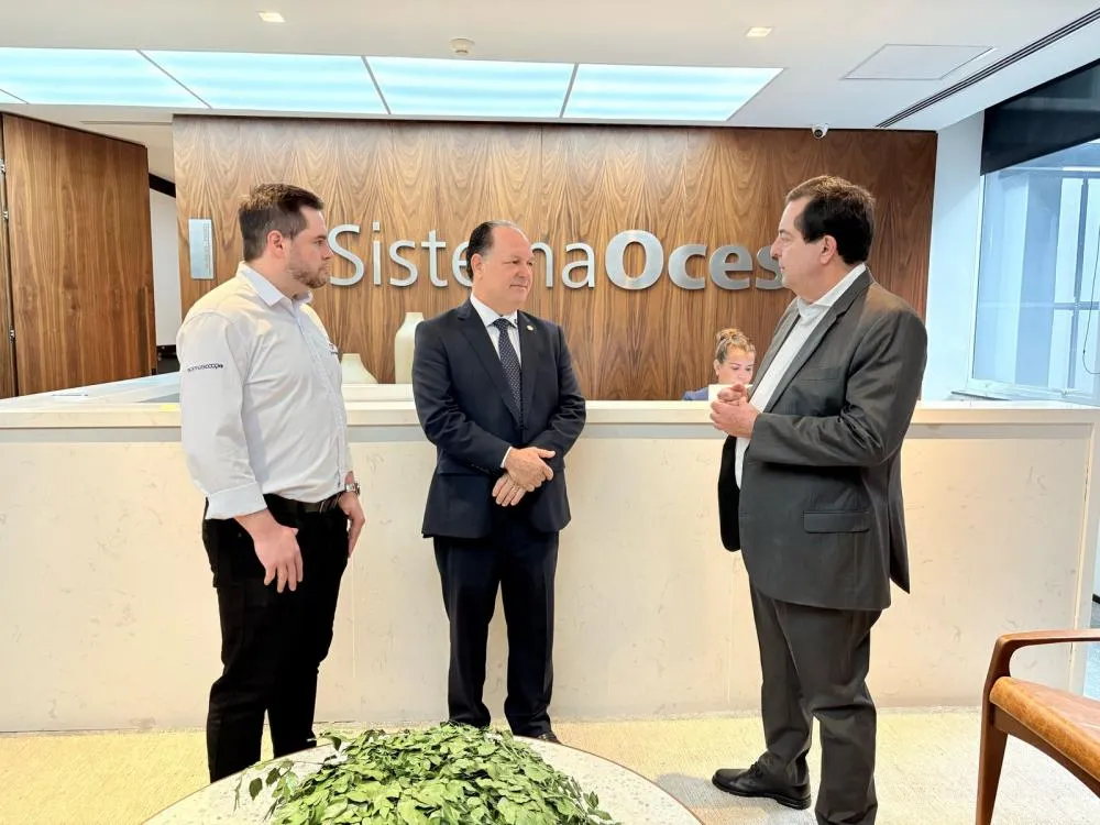 Deputado Pedro Fernandes visita Ocesp em São Paulo para fortalecer o cooperativismo em Rondônia