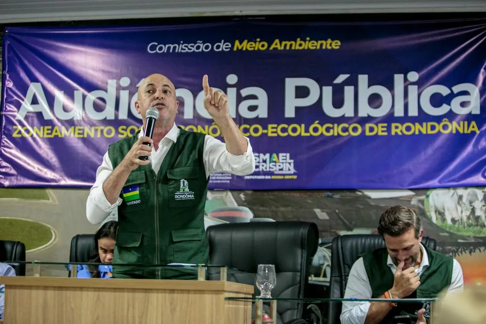 “Rondônia mudou, e o zoneamento precisa acompanhar essa nova realidade”, afirma deputado Ismael Crispin durante audiência 