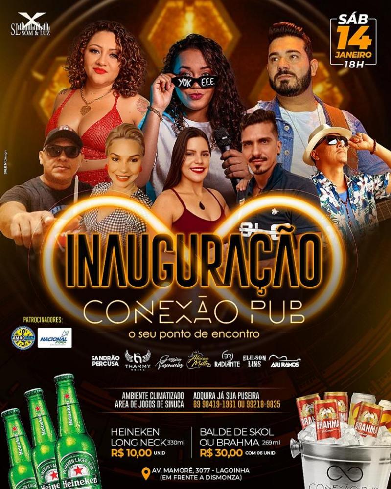 Conveniência Conexão Pub inaugura no sábado (14), em Porto Velho 
