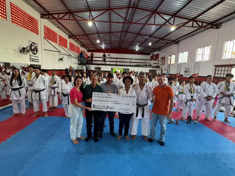 Em Colorado do Oeste, Associação Nakayama de Karatê recebe R$ 200 mil da deputada Sílvia Cristina