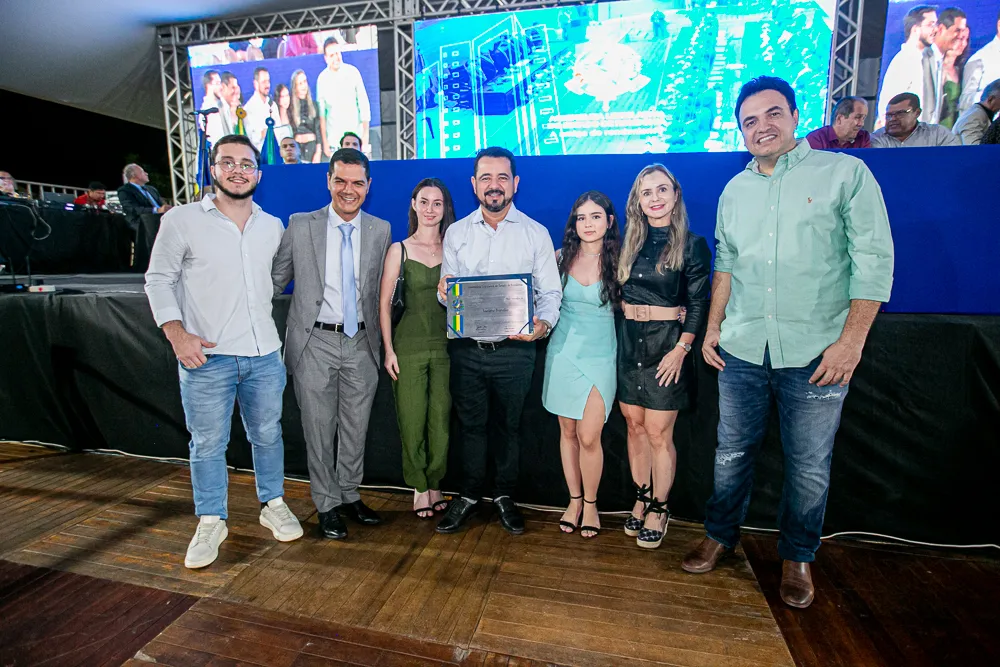 Luciano Brandão recebe título de cidadão honorário de Rondônia em homenagem proposta pelo deputado Cássio Gois