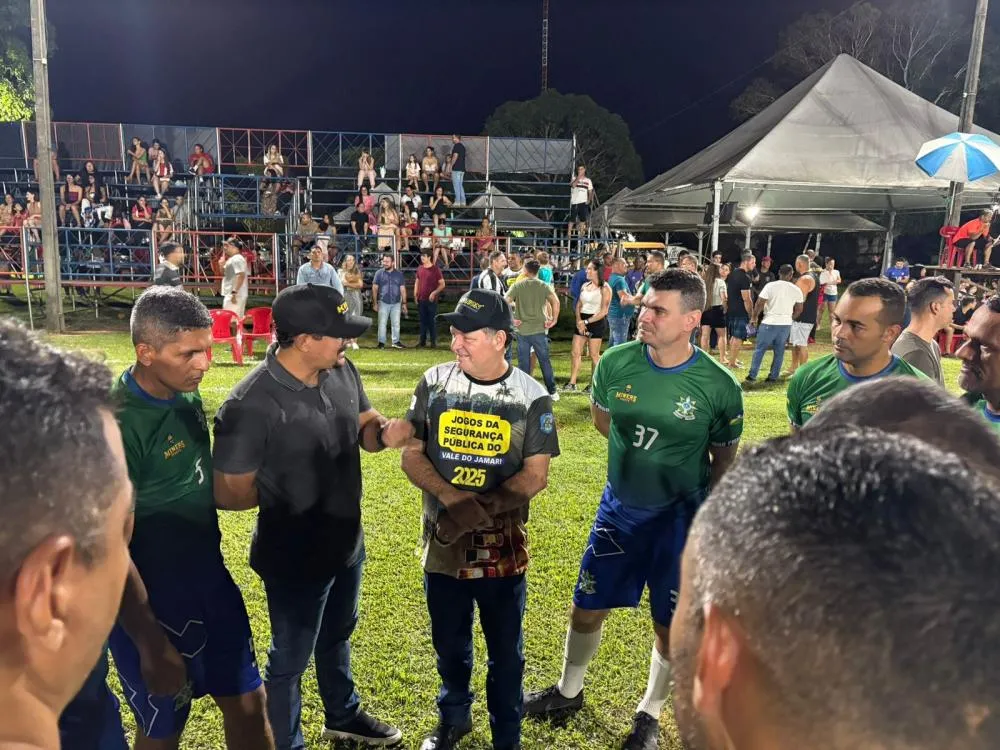 Deputado Pedro Fernandes celebra final dos Jogos da Segurança Pública do Vale do Jamari em Ariquemes