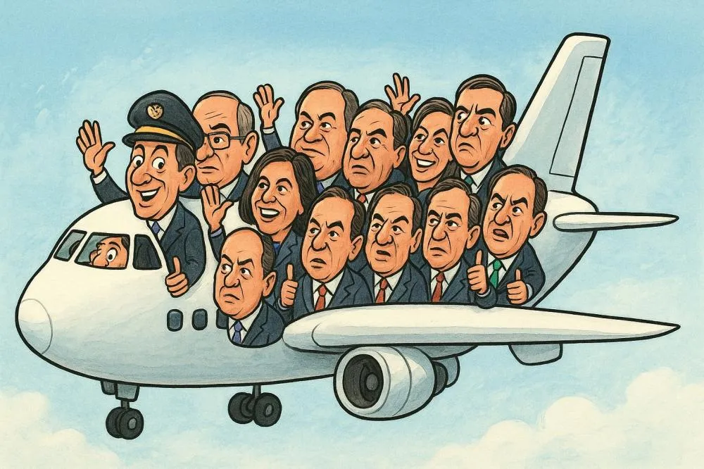Amizades de Alta Altitude: Quando o Poder Decola de Jatinho