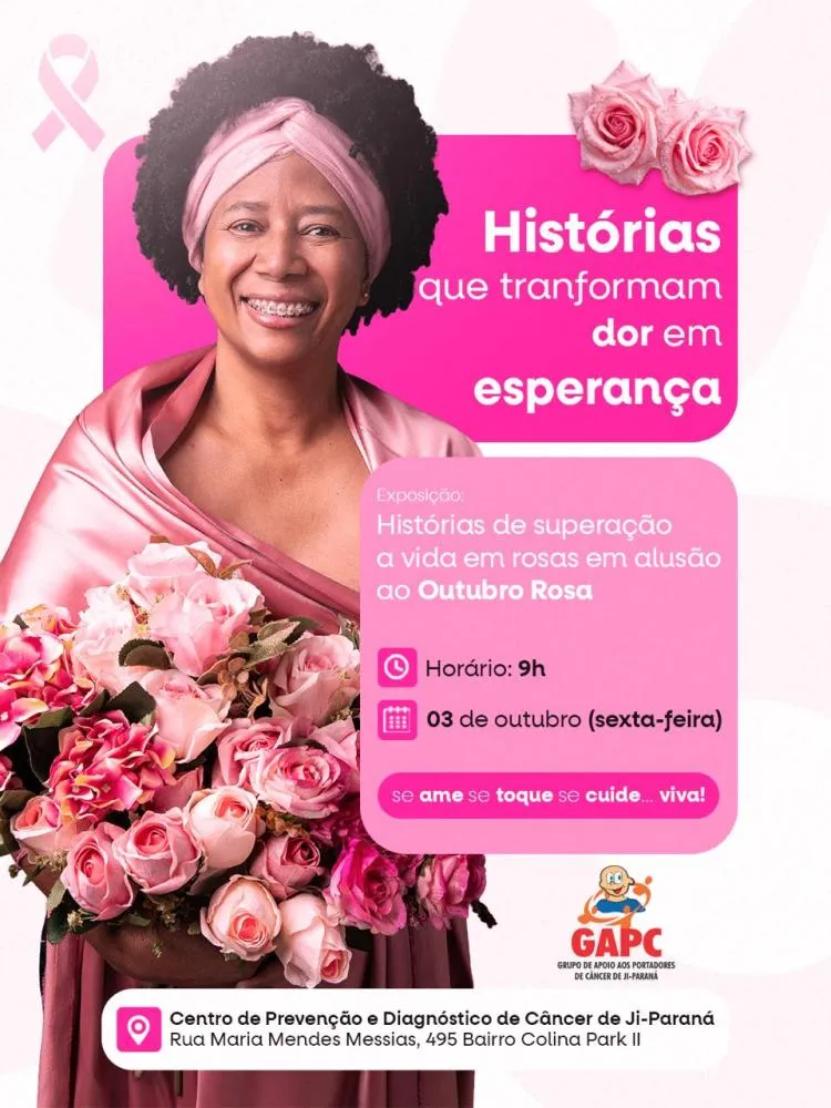 GAPC Abre Exposição “Histórias que Transformam Dor em Esperança” em Ji-Paraná
