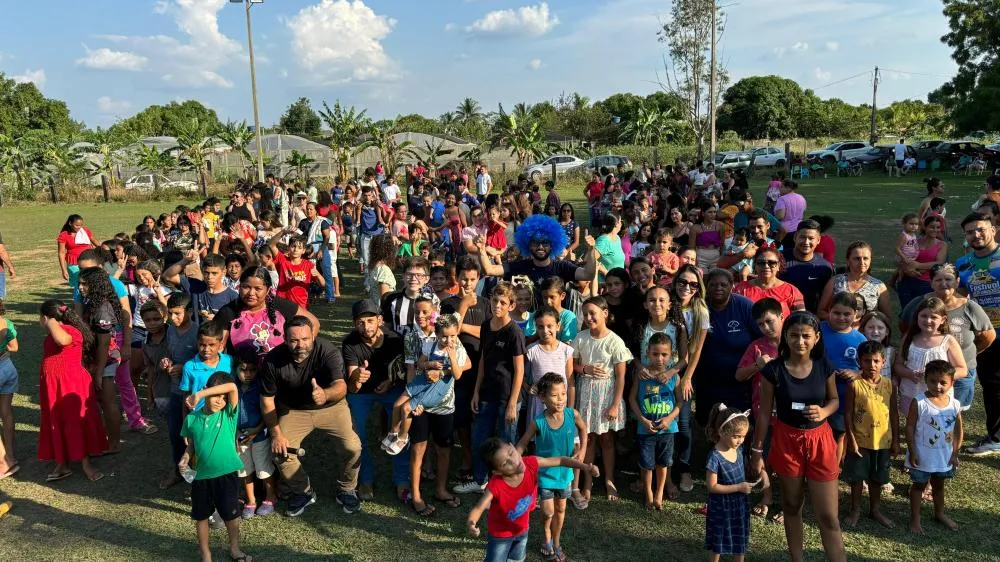 Prefeitura de Costa Marques realiza grande festa em comemoração ao Dia das Crianças no distrito de São Domingos do Guaporé