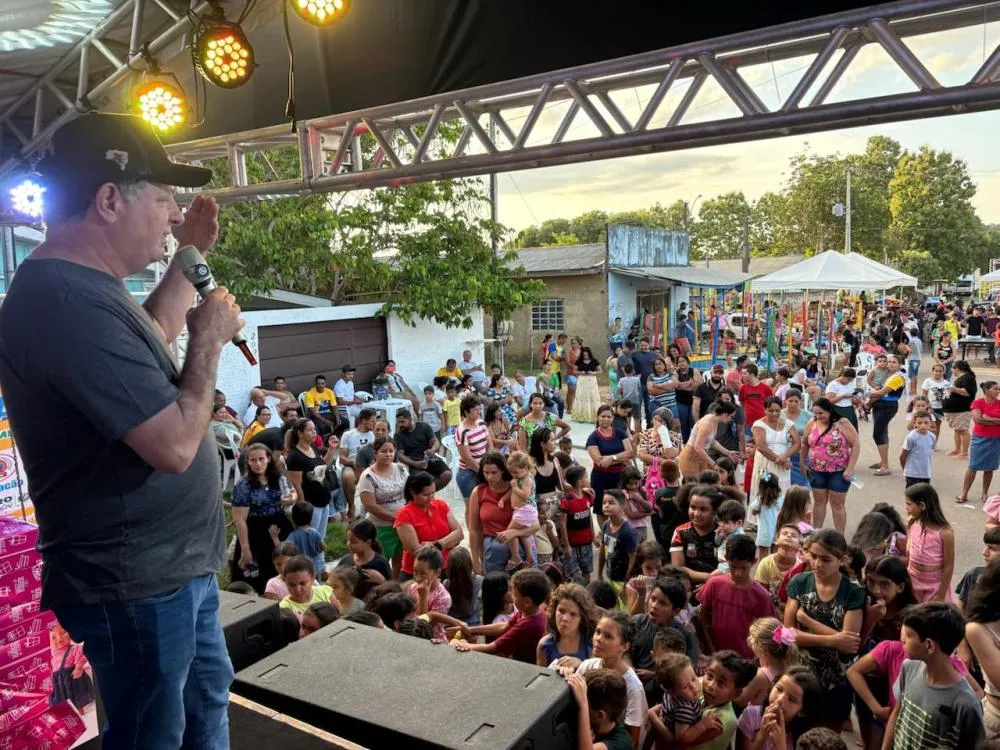 Deputado Pedro Fernandes comemora sucesso do Dia da Alegria em Campo Novo de Rondônia