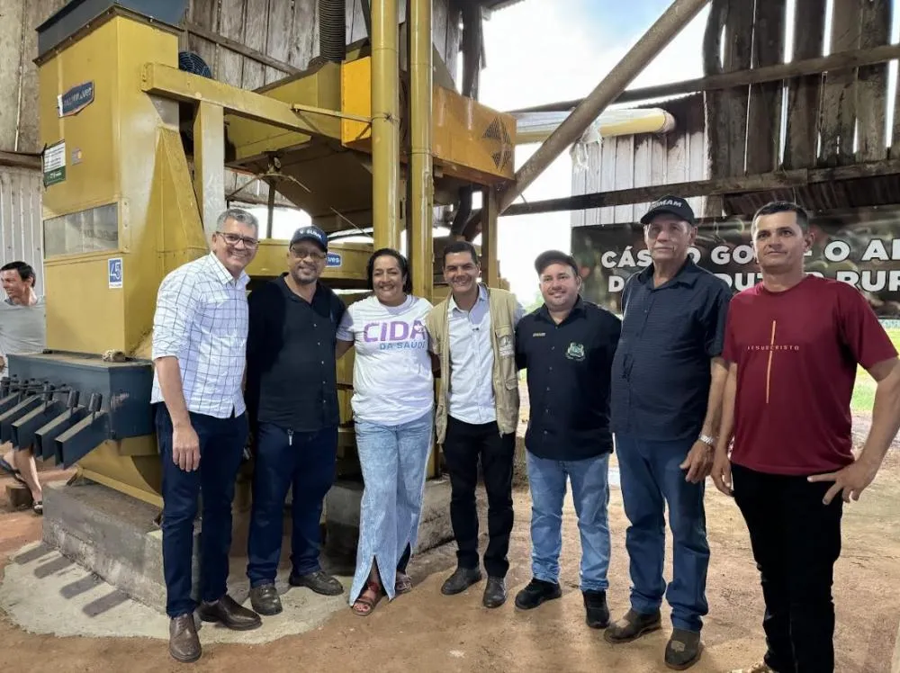 Deputado Cássio Gois entrega recursos à Associação Apprusul, em Rolim de Moura, fortalecendo a agricultura familiar