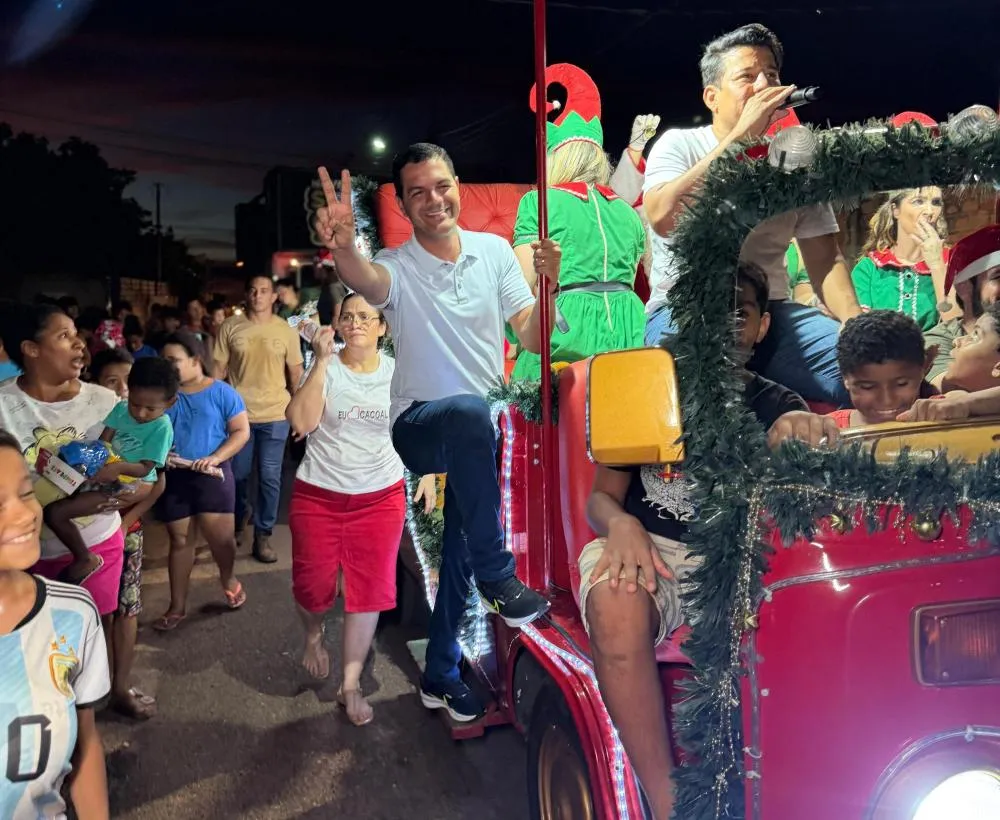Natal que transforma: Cássio Gois leva esperança, sorrisos e alegria às crianças de Cacoal