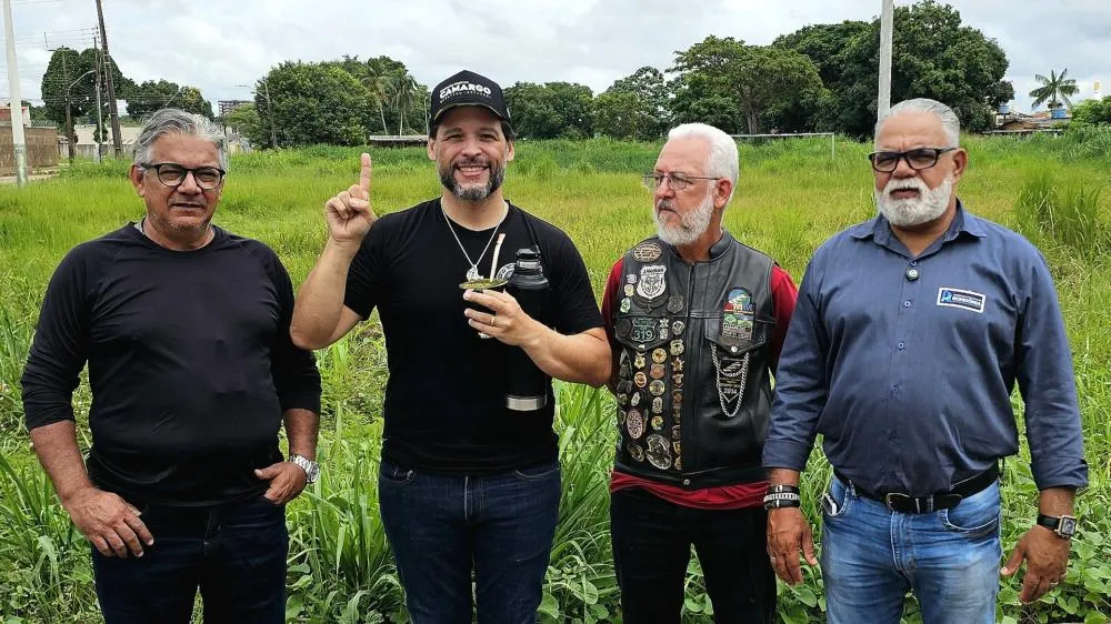 Deputado Delegado Camargo celebra doação de terreno à Associação de Motociclistas de Rondônia
