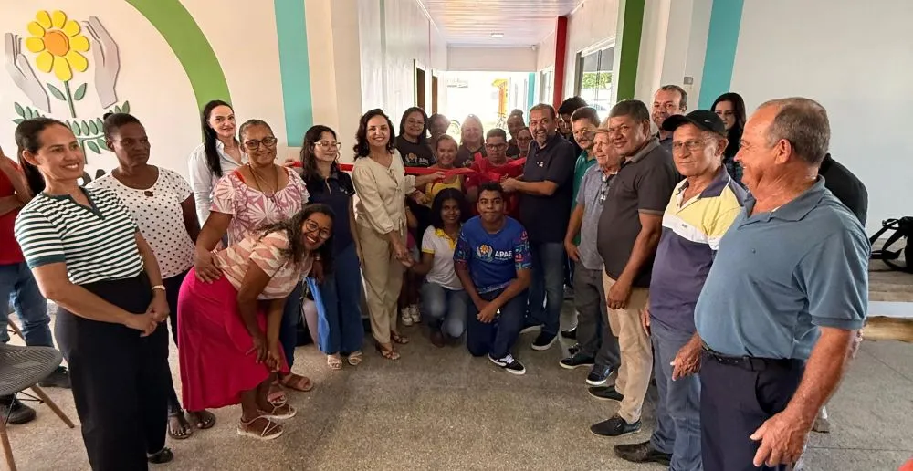 Deputado Laerte Gomes prestigia inauguração da ampliação da APAE de São Miguel do Guaporé