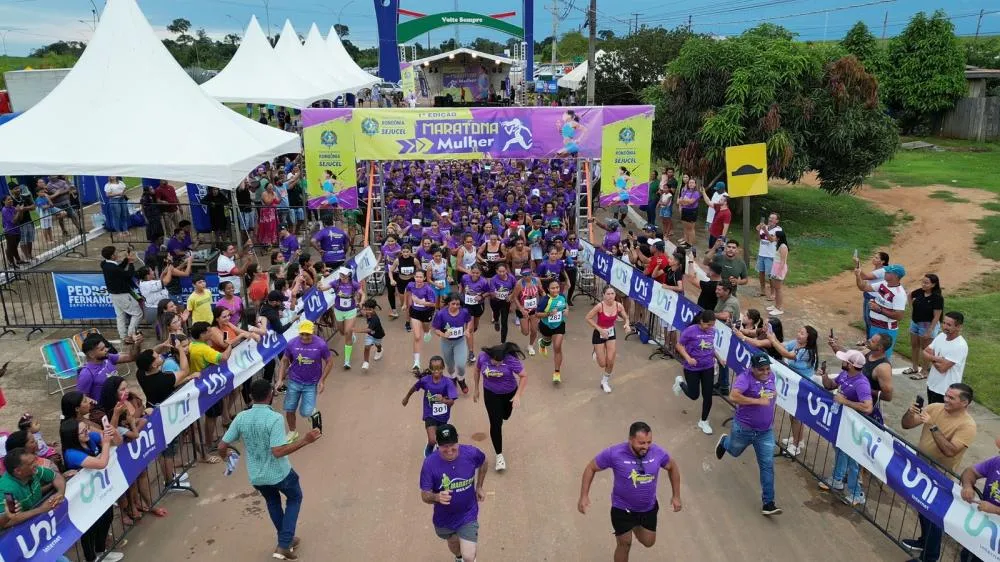 Cujubim celebra força e união feminina na Maratona Mulher com apoio do deputado Pedro Fernandes