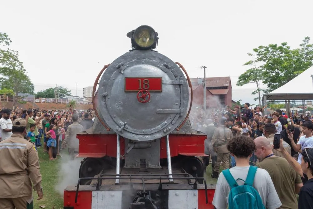 Locomotiva Histórica de Porto Velho Vira Estrela de Produção Cultural