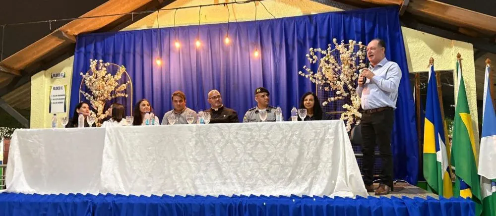 Deputado Pedro Fernandes participa de celebração dos 40 anos da Escola Estadual Cora Coralina em Ariquemes