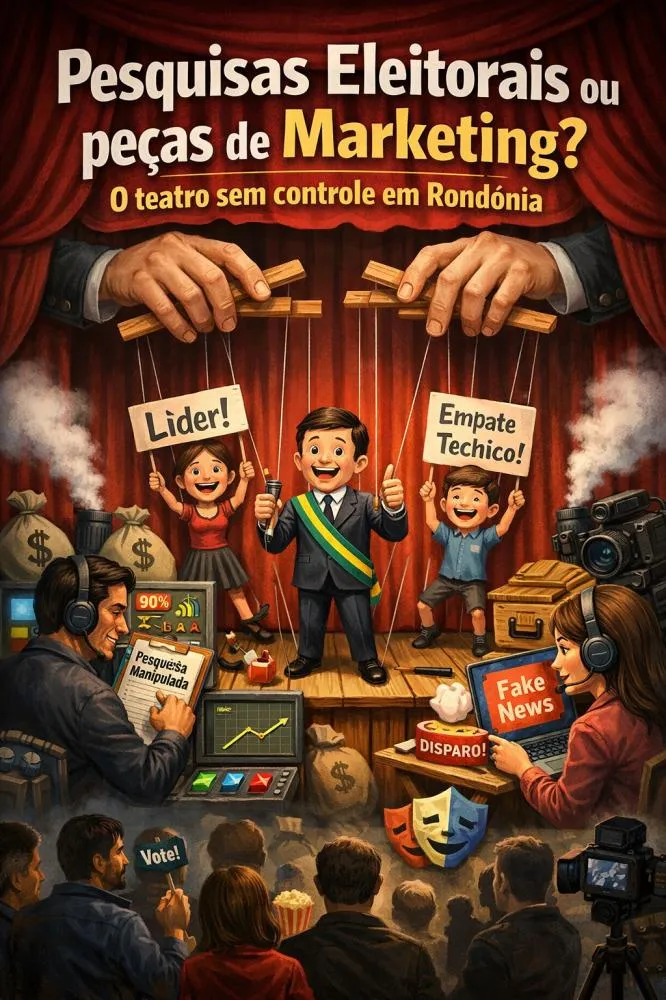 Pesquisas Eleitorais ou peças de Marketing? O teatro sem controle em Rondônia