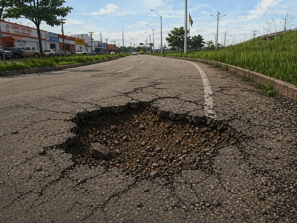 Rua quebrada não ficará mais impune: nova lei impõe ordem no asfalto