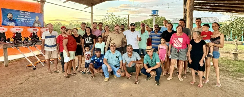 Laerte Gomes destina implementos agrícolas à APAC e fortalece produção em Alto Paraíso