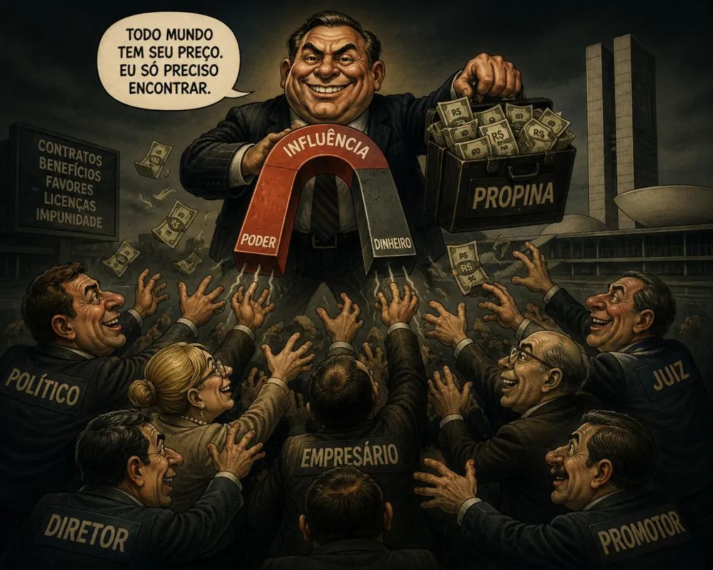 Quando o corruptor compra todos ao mesmo tempo, nasce a sensação de impunidade absoluta