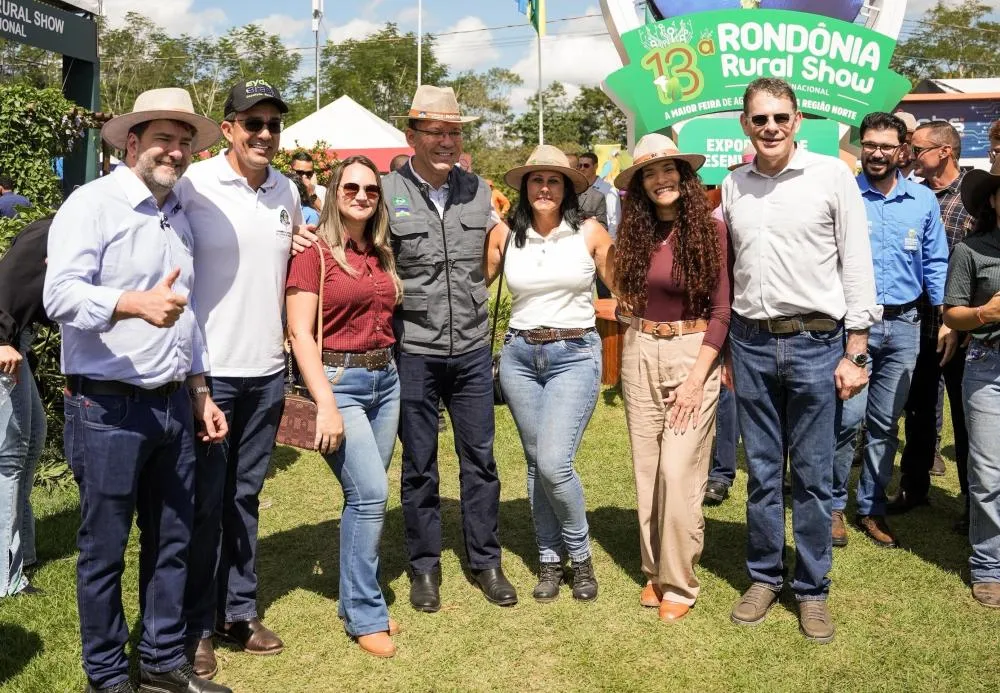 Presença do presidente da Assembleia Legislativa marca abertura da Rondônia Rural Show Internacional 2026