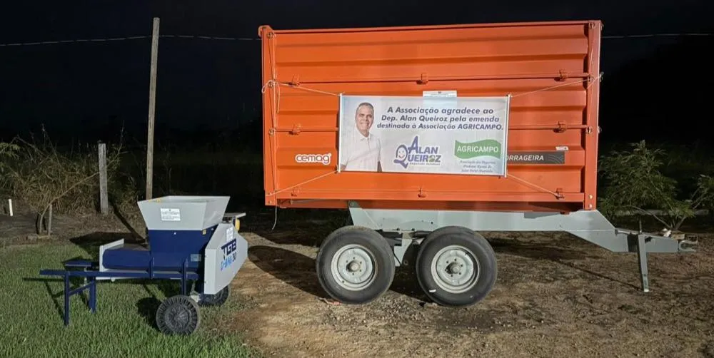 Alan Queiroz destina R$ 253 mil em equipamentos agrícolas para fortalecer produção rural em São Francisco do Guaporé