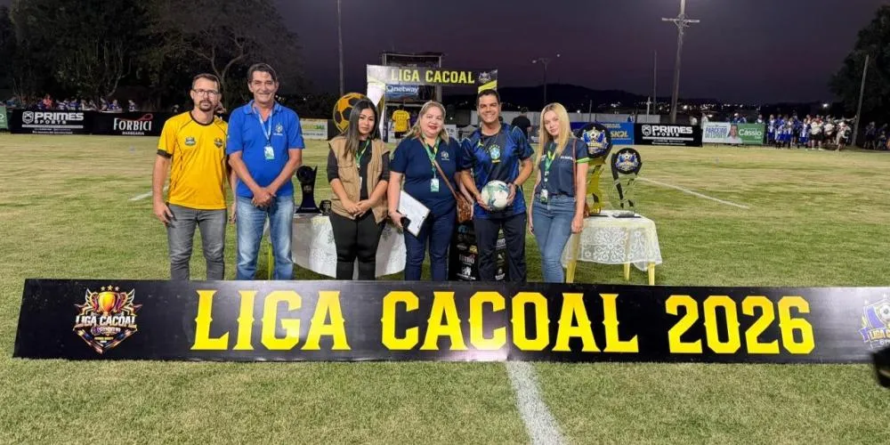 Cássio Góis fortalece o esporte e apoia a Liga Cacoal de Futebol Society com emenda