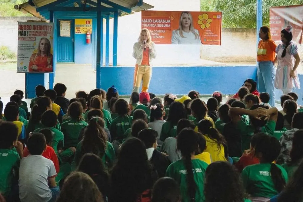 Ieda Chaves divulga agenda de palestra lúdica contra violência sexual infantil em Porto Velho