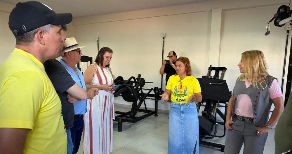 Ieda Chaves destina recursos para estruturação de academia da Apae em Alto Alegre