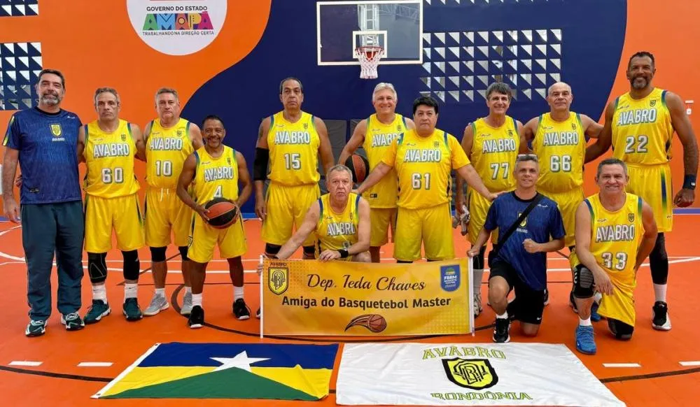 Ieda Chaves celebra ouro e prata de Rondônia no Norte-Nordeste de Basquete Master