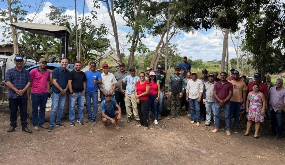 Ismael Crispin fortalece trabalho de produtores rurais da Linha 16 em Urupá