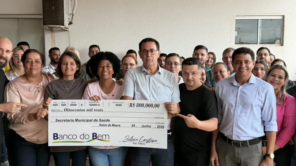 Silvia Cristina participa da entrega de mais de R$ 1,6 milhão em Rolim de Moura