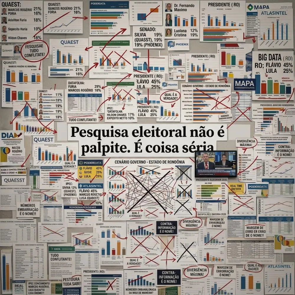 Pesquisa eleitoral não é palpite. É coisa séria