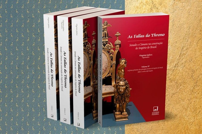 Senado lança coleção 'As Fallas do Throno' durante sessão especial nesta quarta
