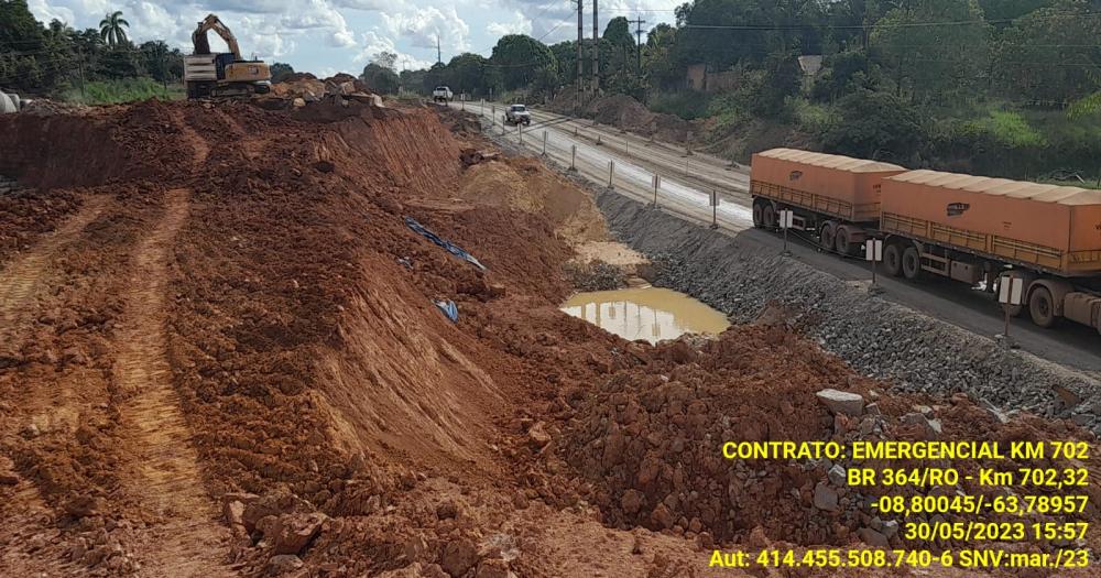 Obra de bueiro na BR-364 vai consumir R$ 20 milhões